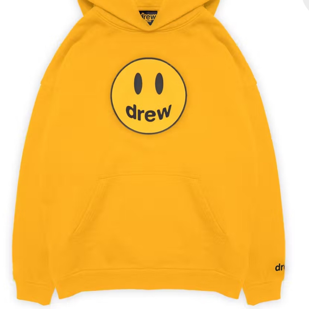Drew House Yellow Smiley Hoodie. NWT in bag.